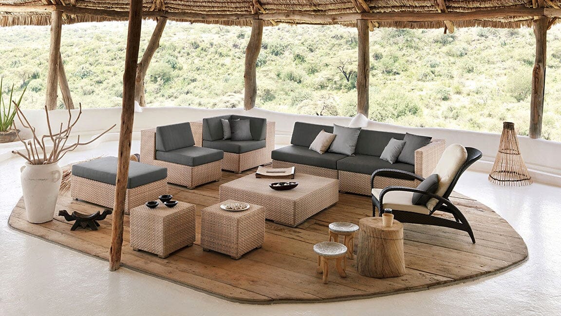 Dedon Lounge Center Module XXL, Coussins en sus