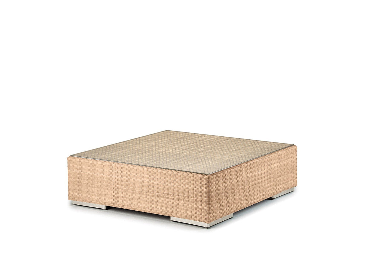 Dedon Lounge FootStool / Tabouret / Repose-pieds 110x110cm, Coussin en sus