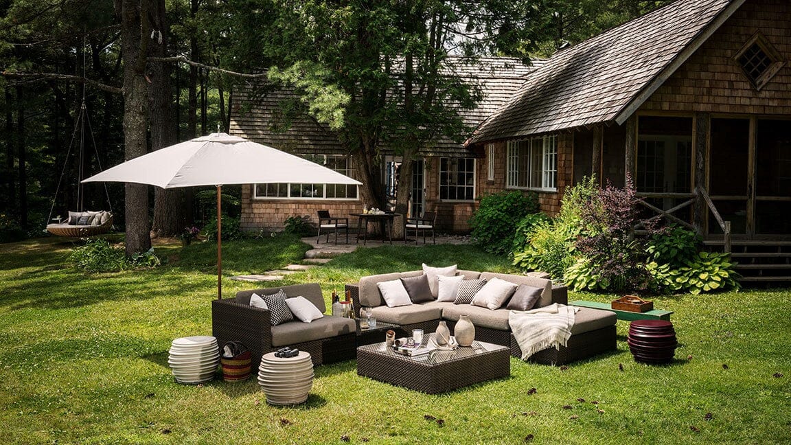 Dedon Lounge Right Module, Coussins en sus