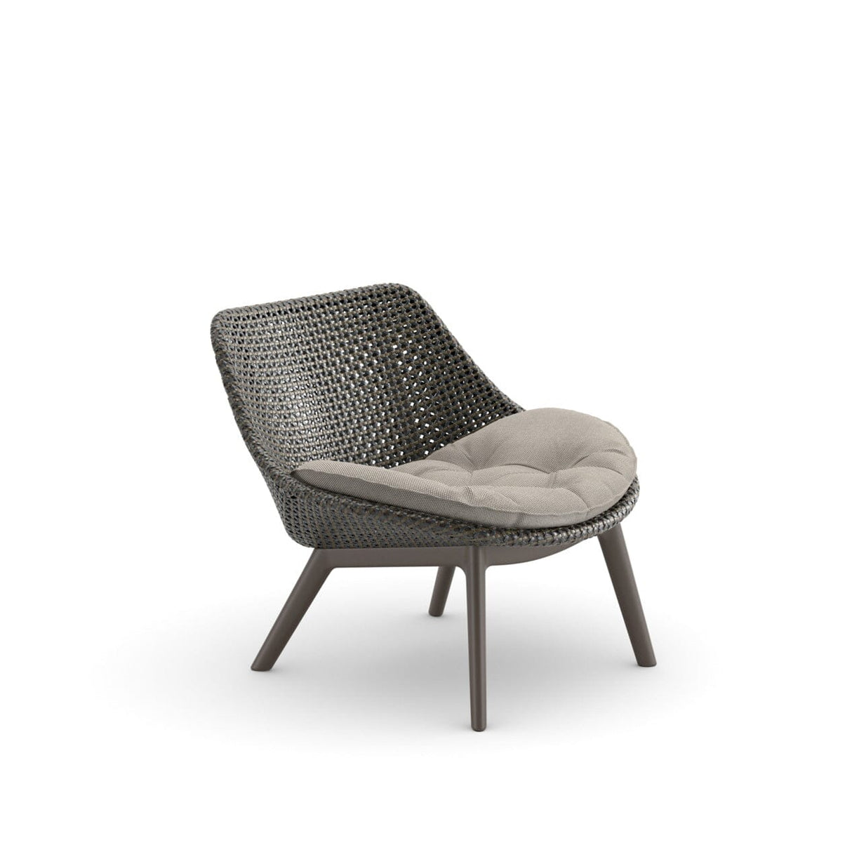 Dedon Mbrace ALU Club chair, Coussins en sus Arabica 126