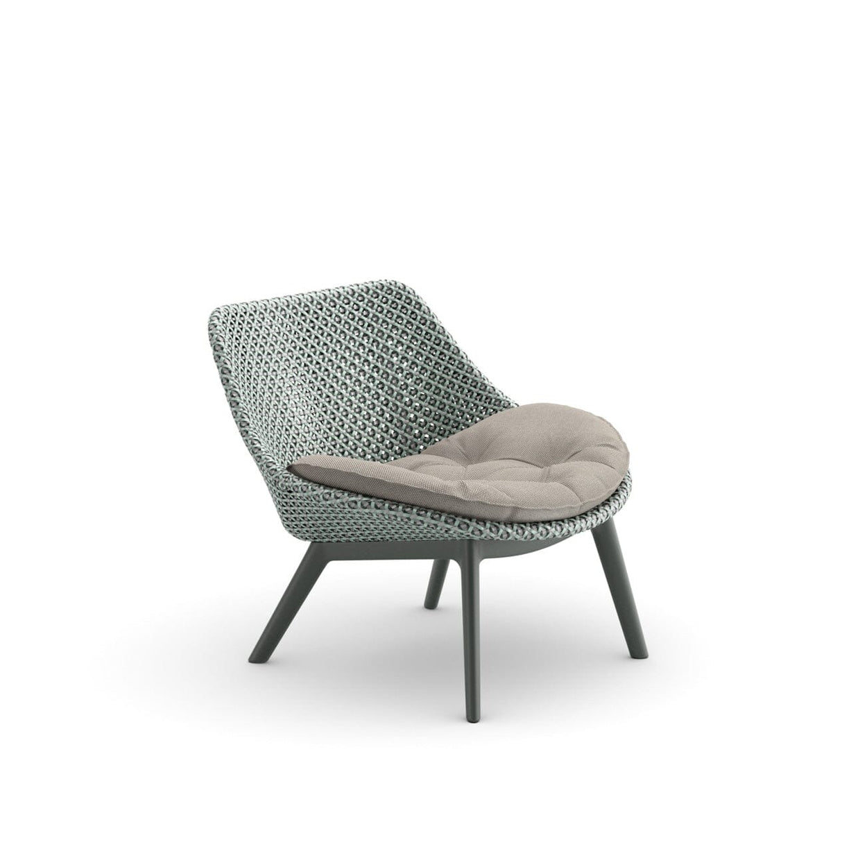 Dedon Mbrace ALU Club chair, Coussins en sus Baltic 141