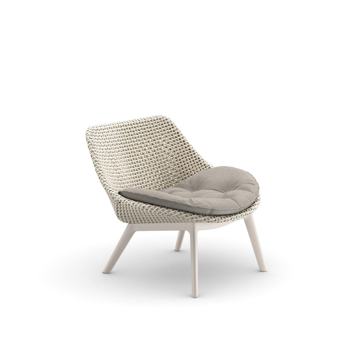 Dedon Mbrace ALU Club chair, Coussins en sus Sea Salt 135