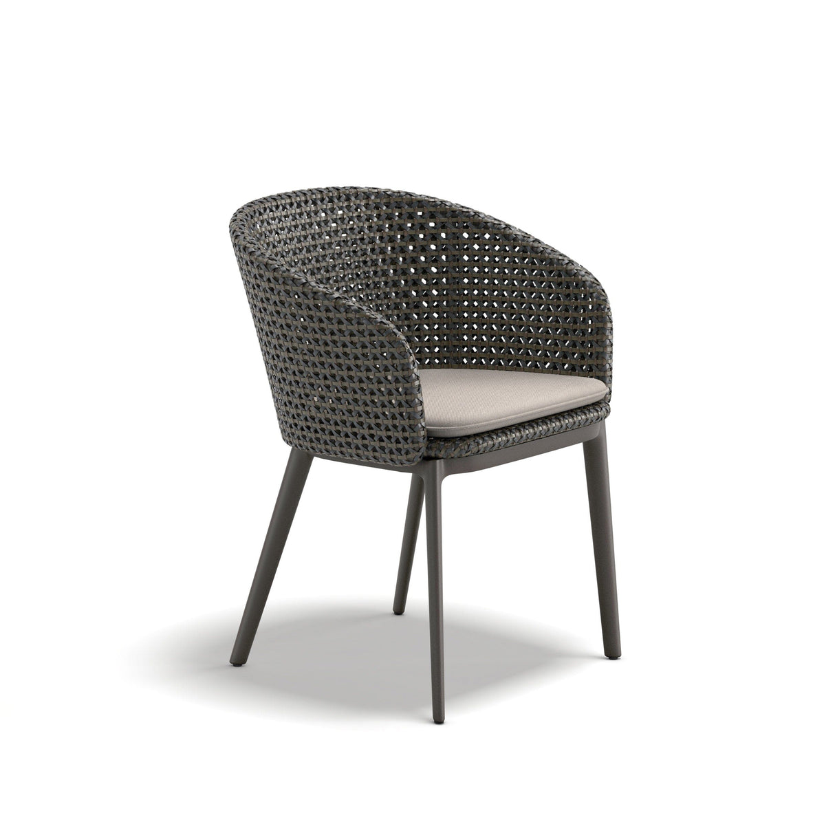Dedon Mbrace ALU Fauteuil repas, Coussins en sus Arabica 126
