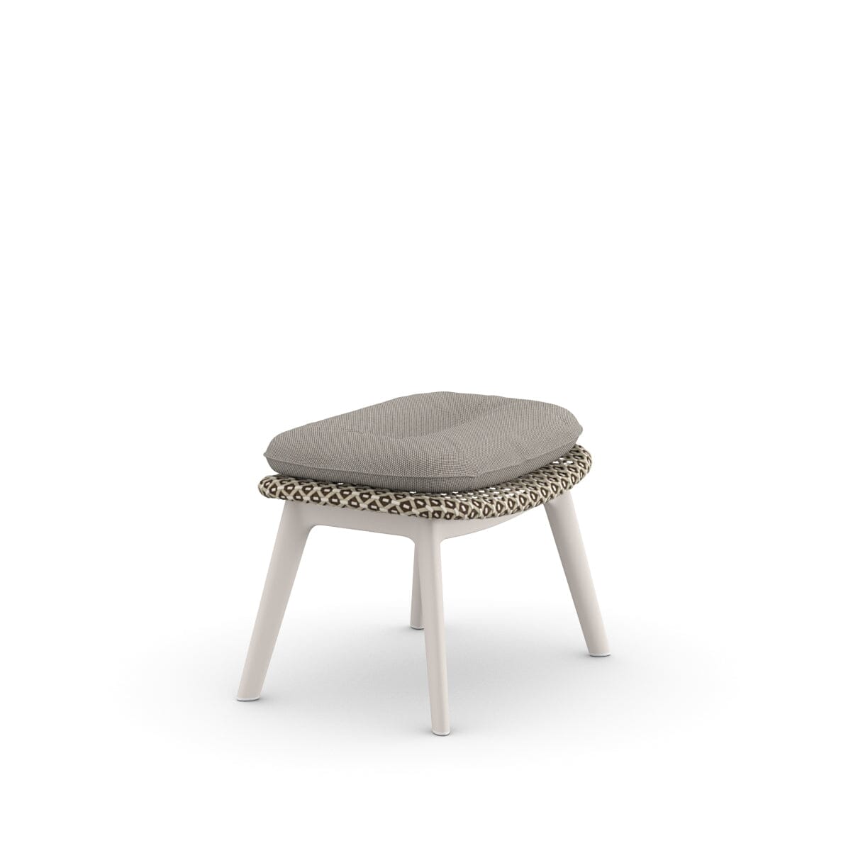 Dedon Mbrace ALU FootStool / Tabouret / Repose-pieds, Coussin en sus