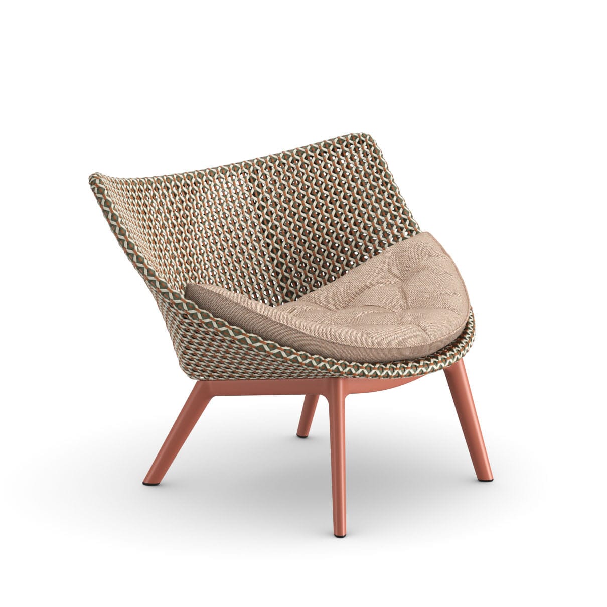 Dedon Mbrace ALU Lounge chair, Coussins en sus