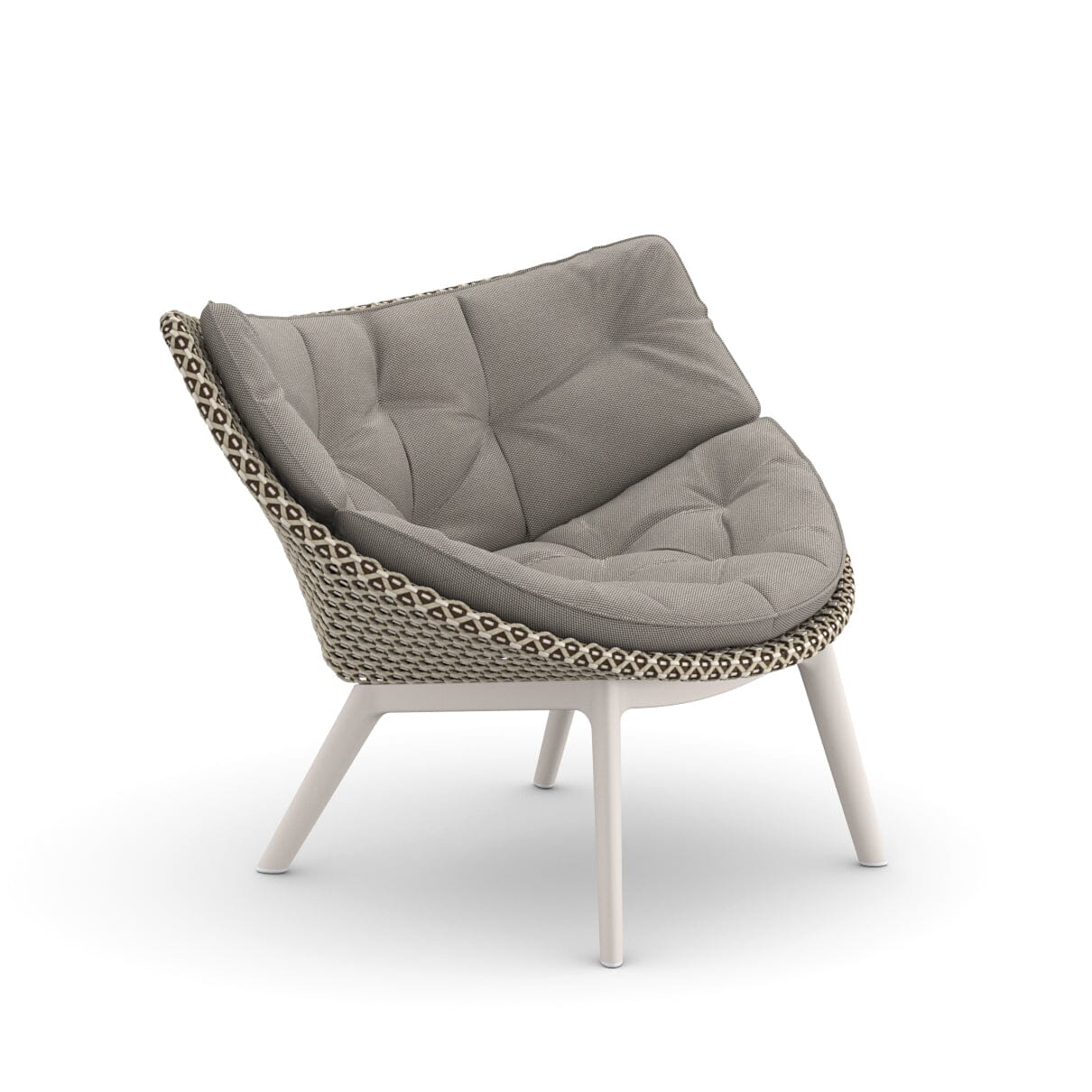 Dedon Mbrace ALU Lounge chair, Coussins en sus Pepper 115