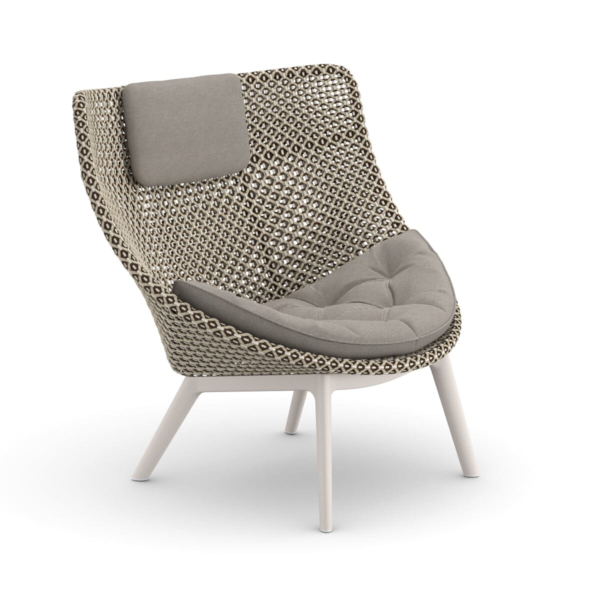 Dedon Mbrace ALU Wing chair, Coussins en sus