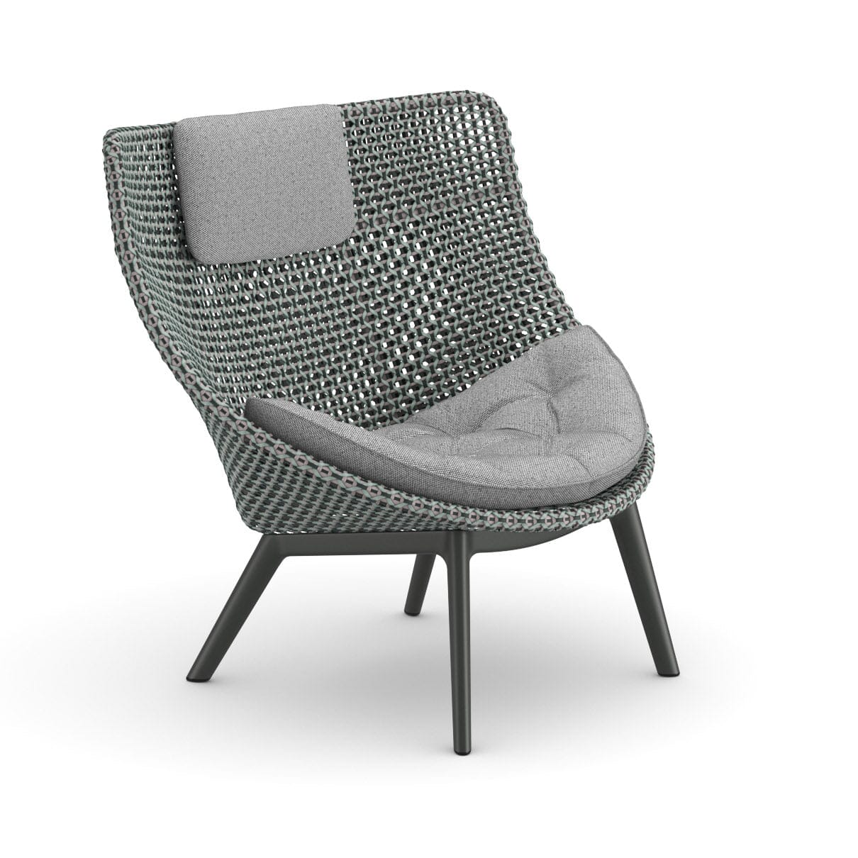 Dedon Mbrace ALU Wing chair, Coussins en sus