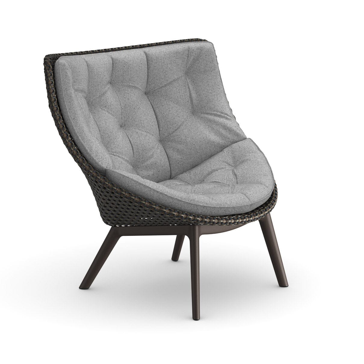 Dedon Mbrace ALU Wing chair, Coussins en sus Arabica 126