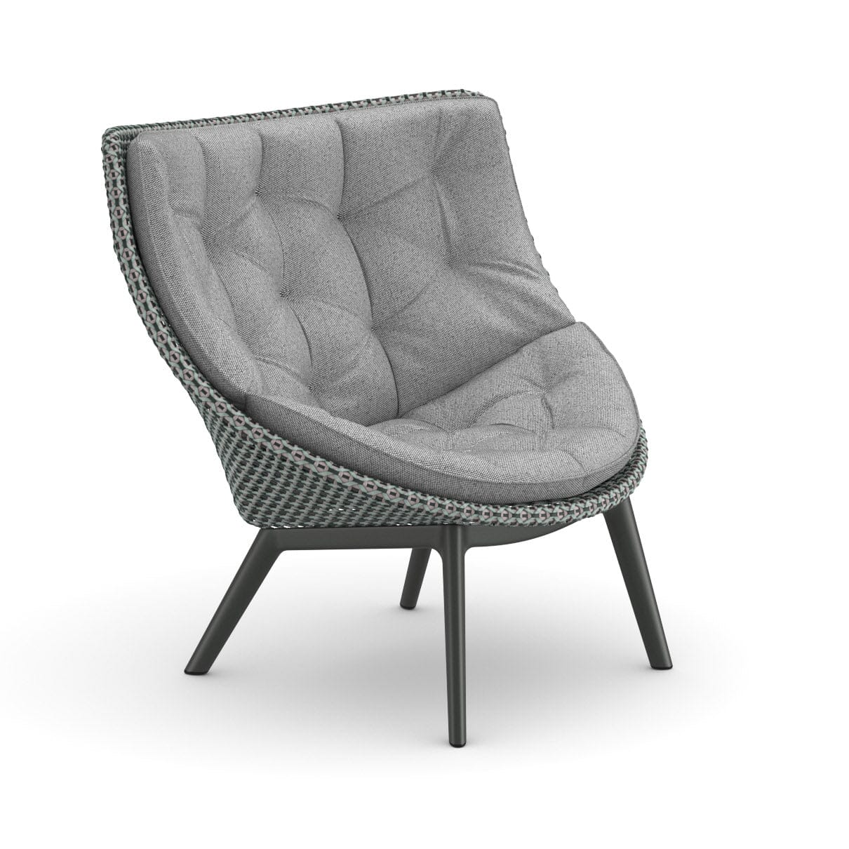 Dedon Mbrace ALU Wing chair, Coussins en sus Baltic 141