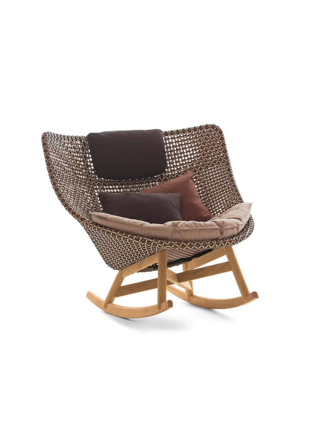 Dedon Mbrace Rocking chair, Coussins en sus