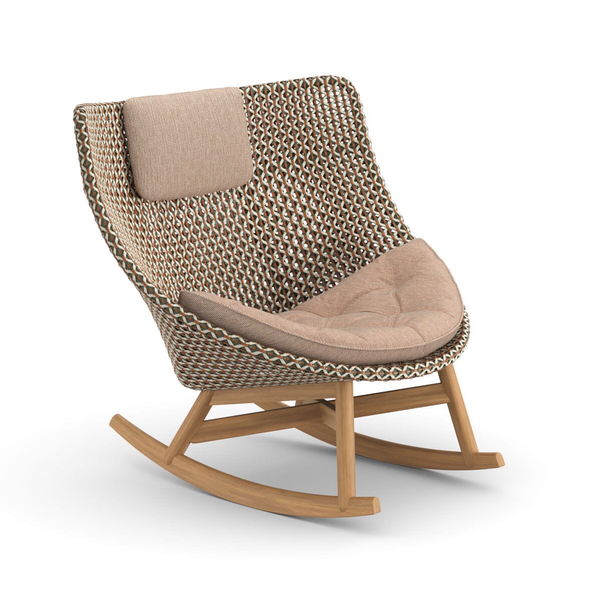 Dedon Mbrace Rocking chair, Coussins en sus