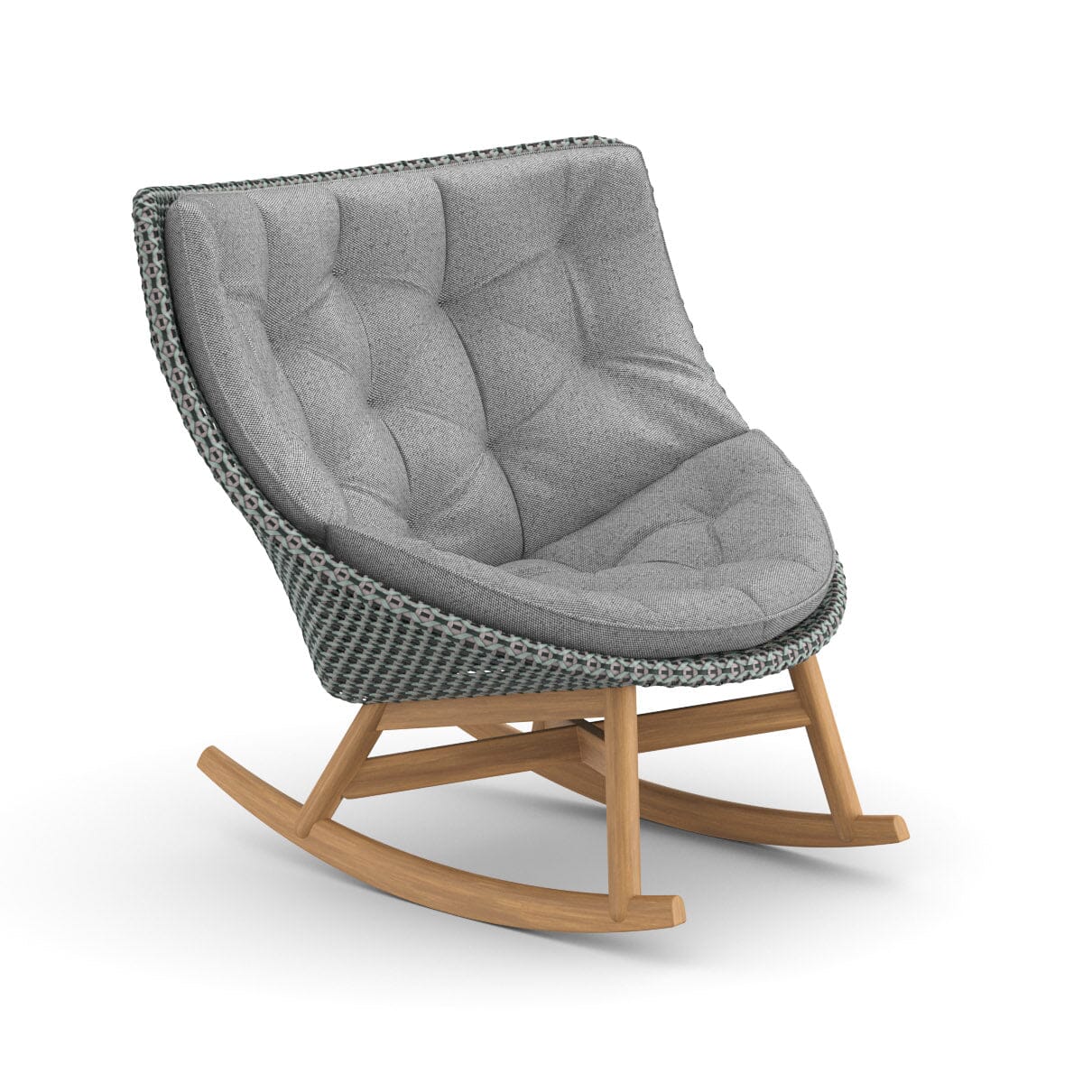 Dedon Mbrace Rocking chair, Coussins en sus Baltic 141
