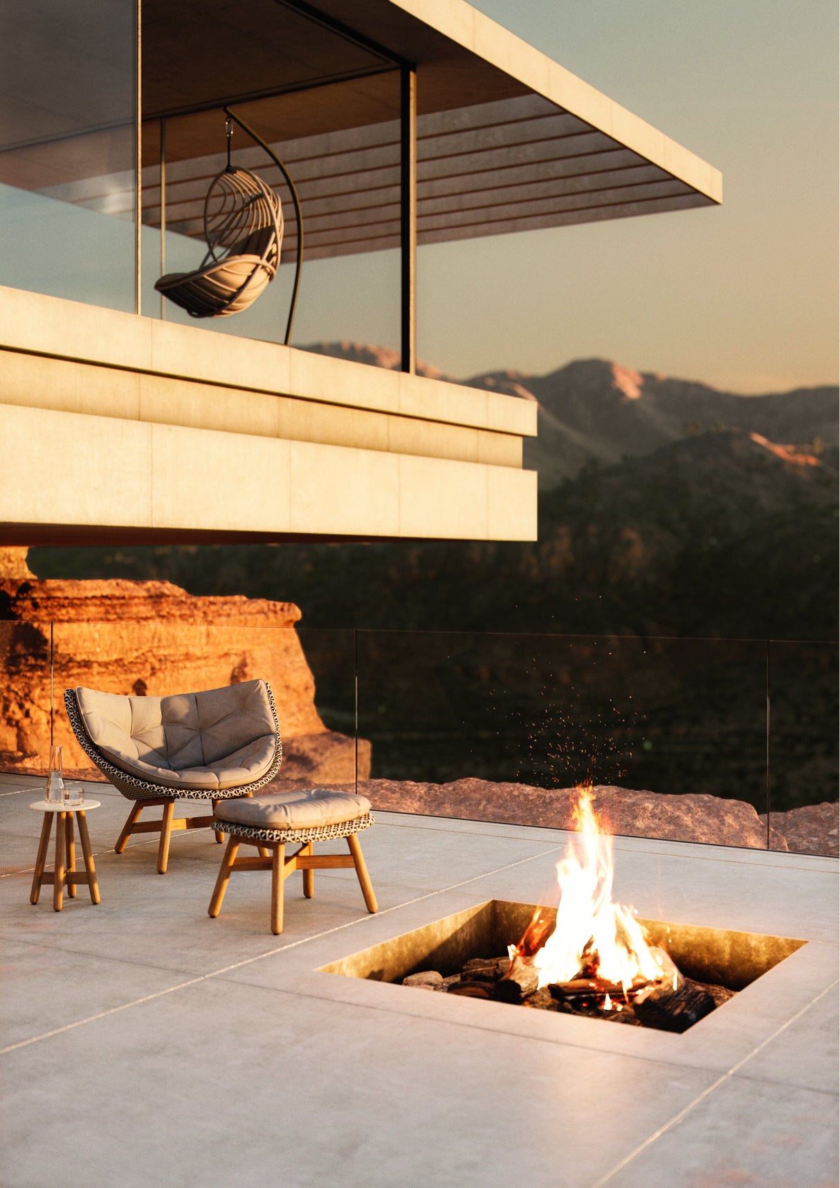 Dedon Mbrace Side Table / Table d'appoint Ø35cm