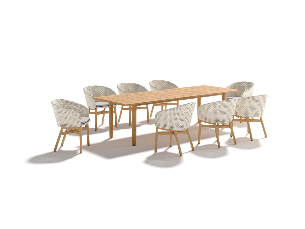 Dedon Mbrace Table repas 270x90cm