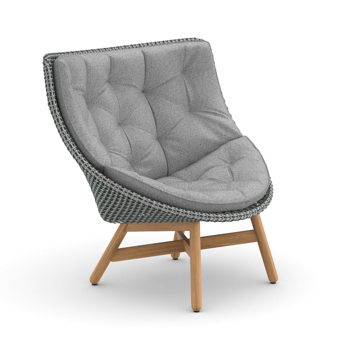 Dedon Mbrace Wing chair, Coussins en sus Baltic 141