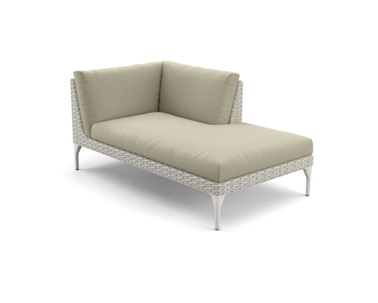Dedon Mu Daybed Left, Coussins en sus Accona 111