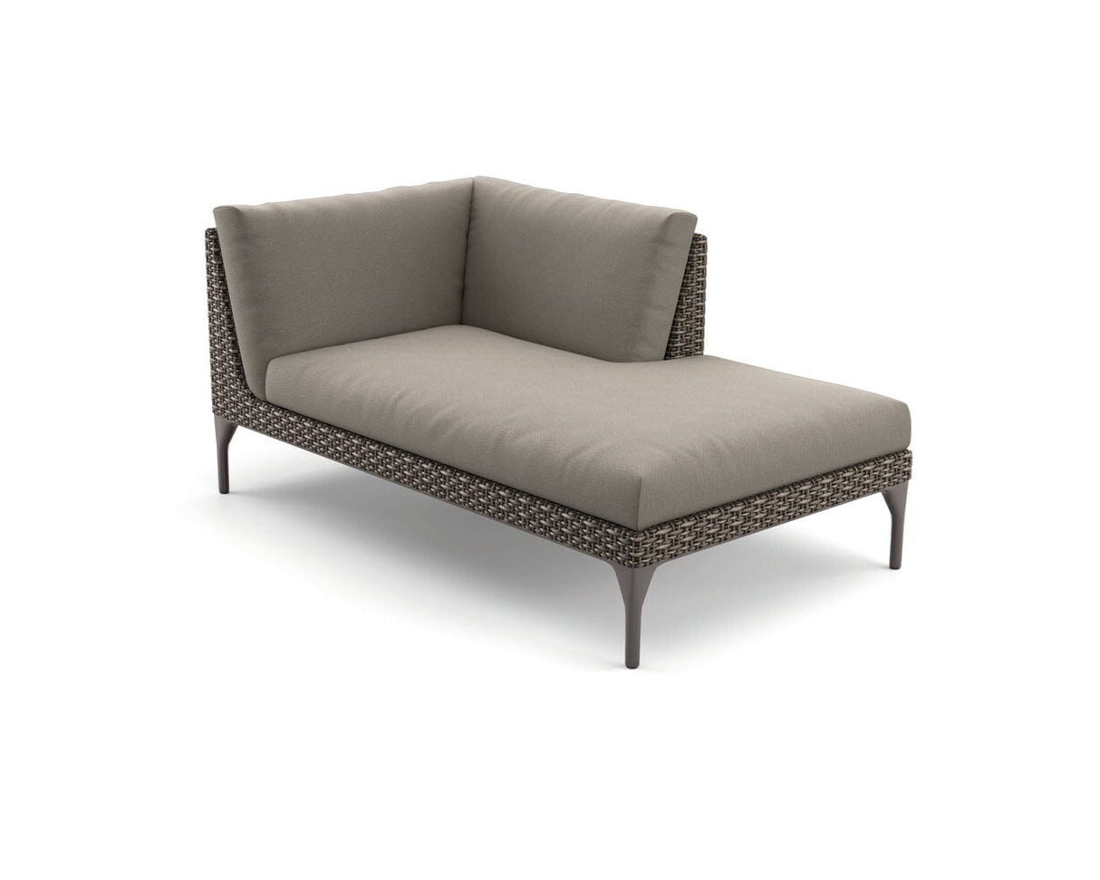 Dedon Mu Daybed Left, Coussins en sus Vulcano 099