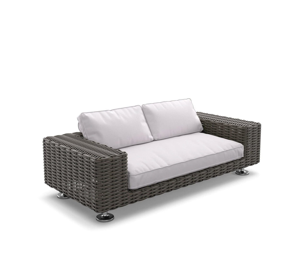 Dedon Paros 2-seater / Canapé 2 places, Coussins en sus Silt 162