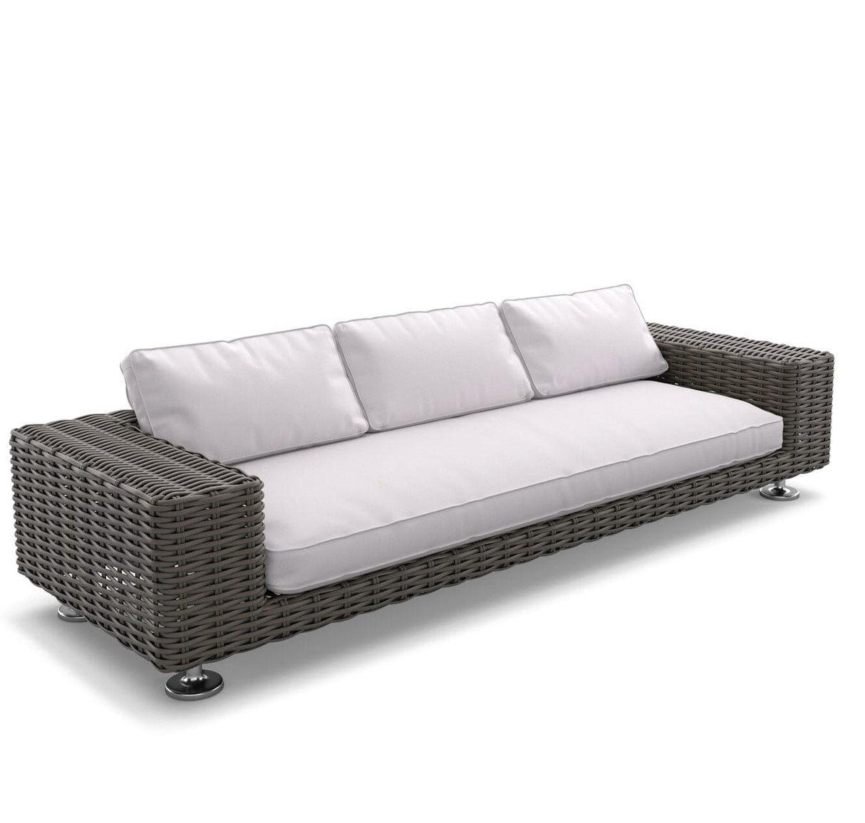 Dedon Paros 3-seater / Canapé 3 places, Coussins en sus Silt 162