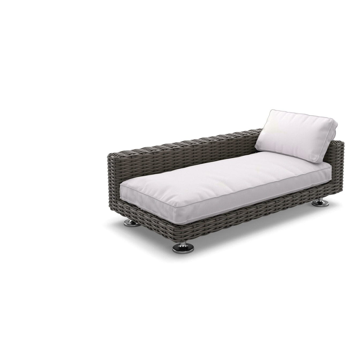 Dedon Paros Left Corner Module, Coussins en sus Silt 162