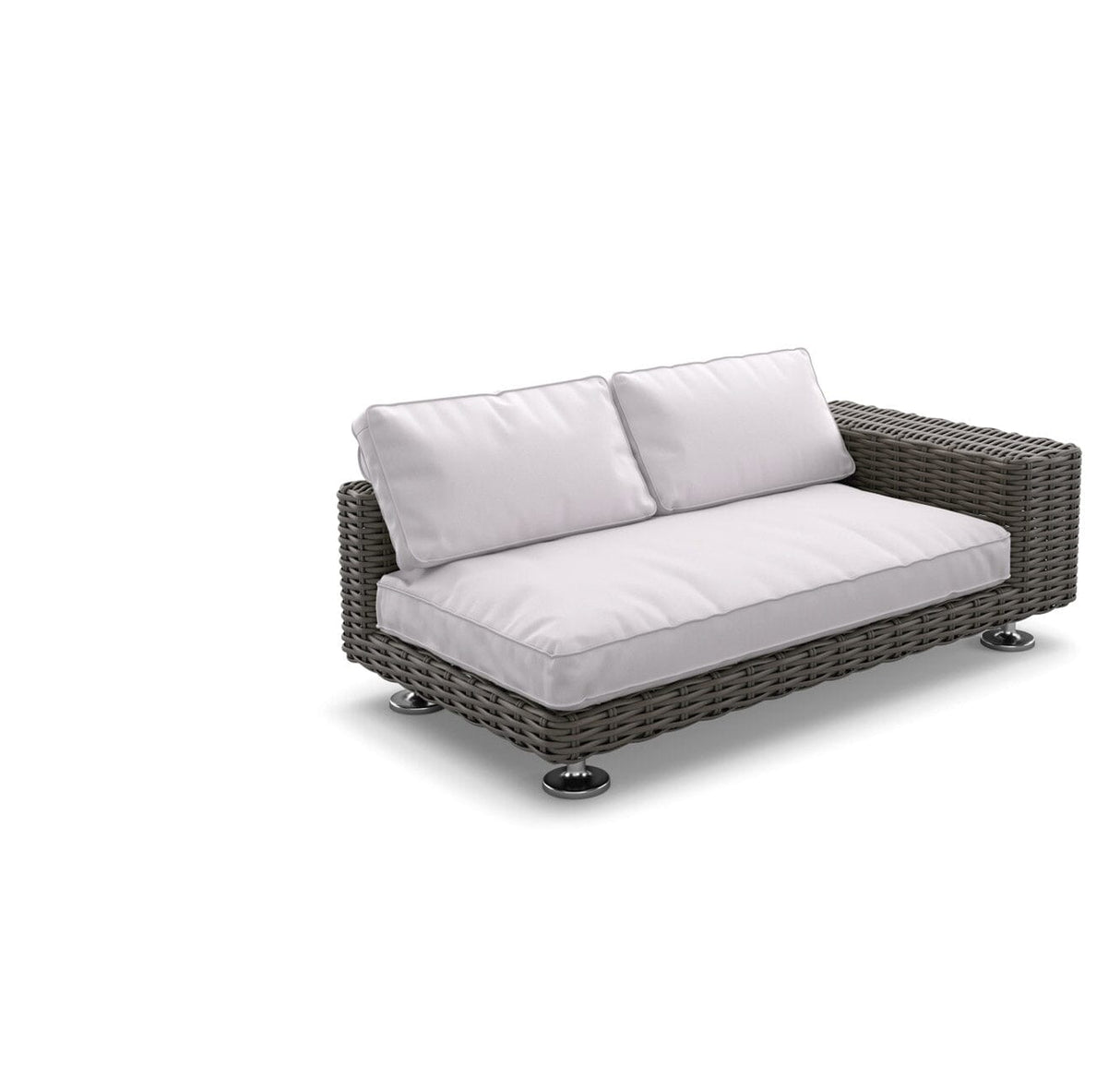 Dedon Paros Left Module, Coussins en sus Silt 162