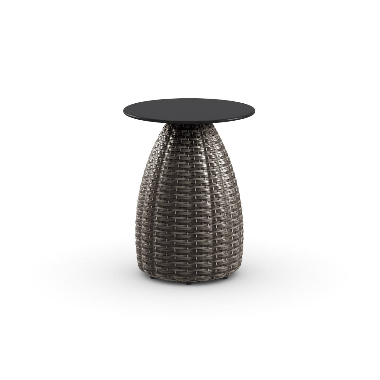 Dedon Porcini Set Side Table / Table d'appoint Ø41cm, hauteur: 51cm, Base tressée Marrone 116