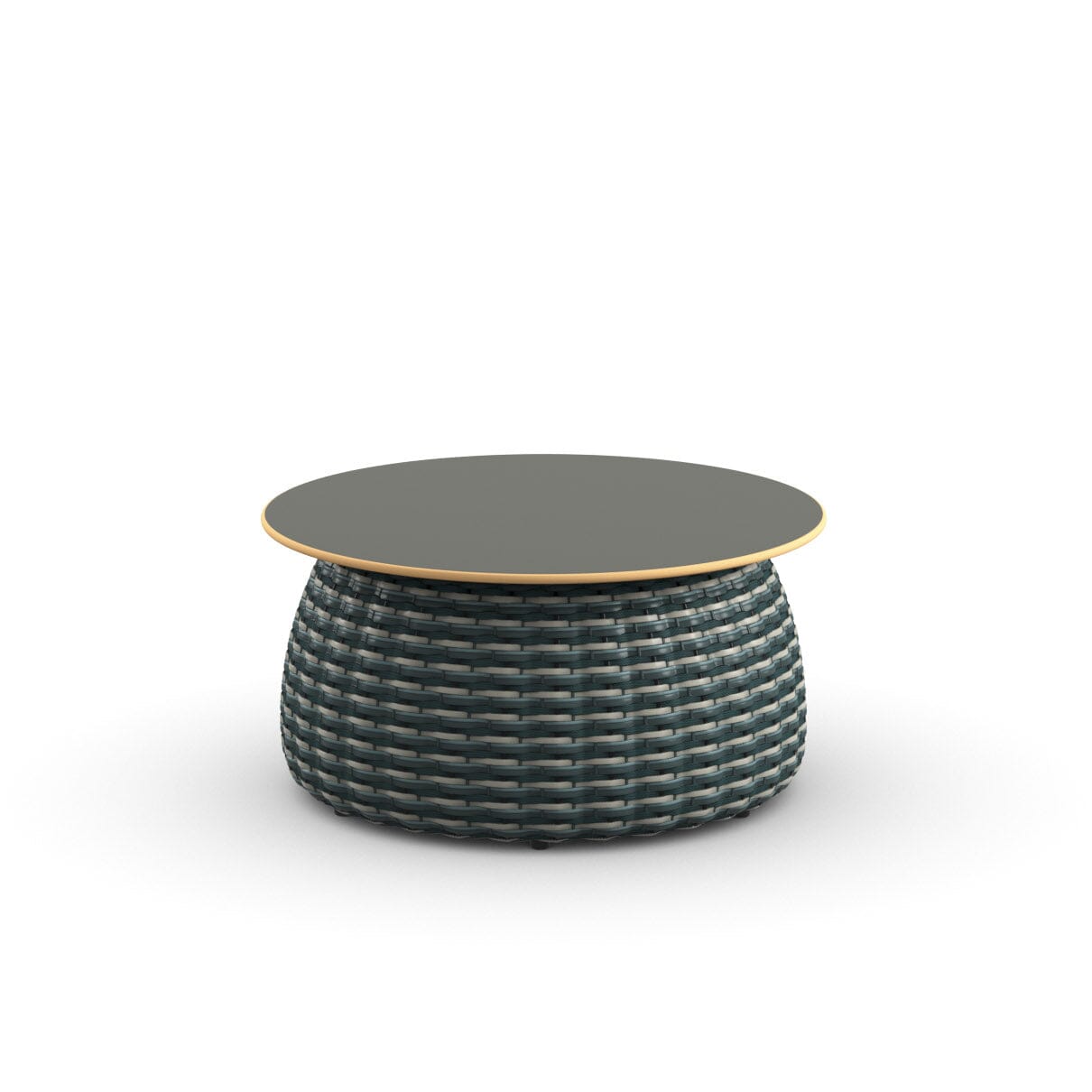 Dedon Porcini Set Side Table / Table d'appoint Ø61cm, hauteur: 29cm, Base tressée Bosco 148