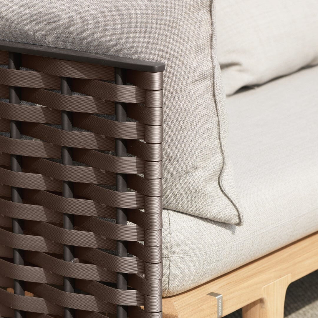 Dedon Sealine 3-seater / Canapé 3 places, Coussins en sus