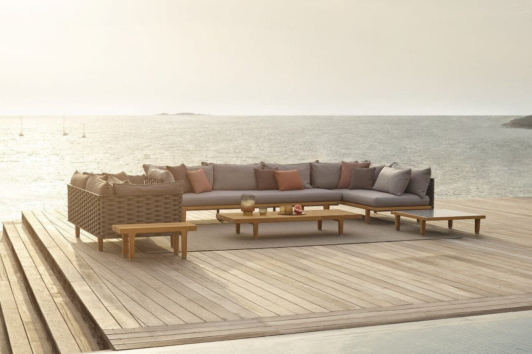 Dedon Sealine 3-seater / Canapé 3 places, Coussins en sus