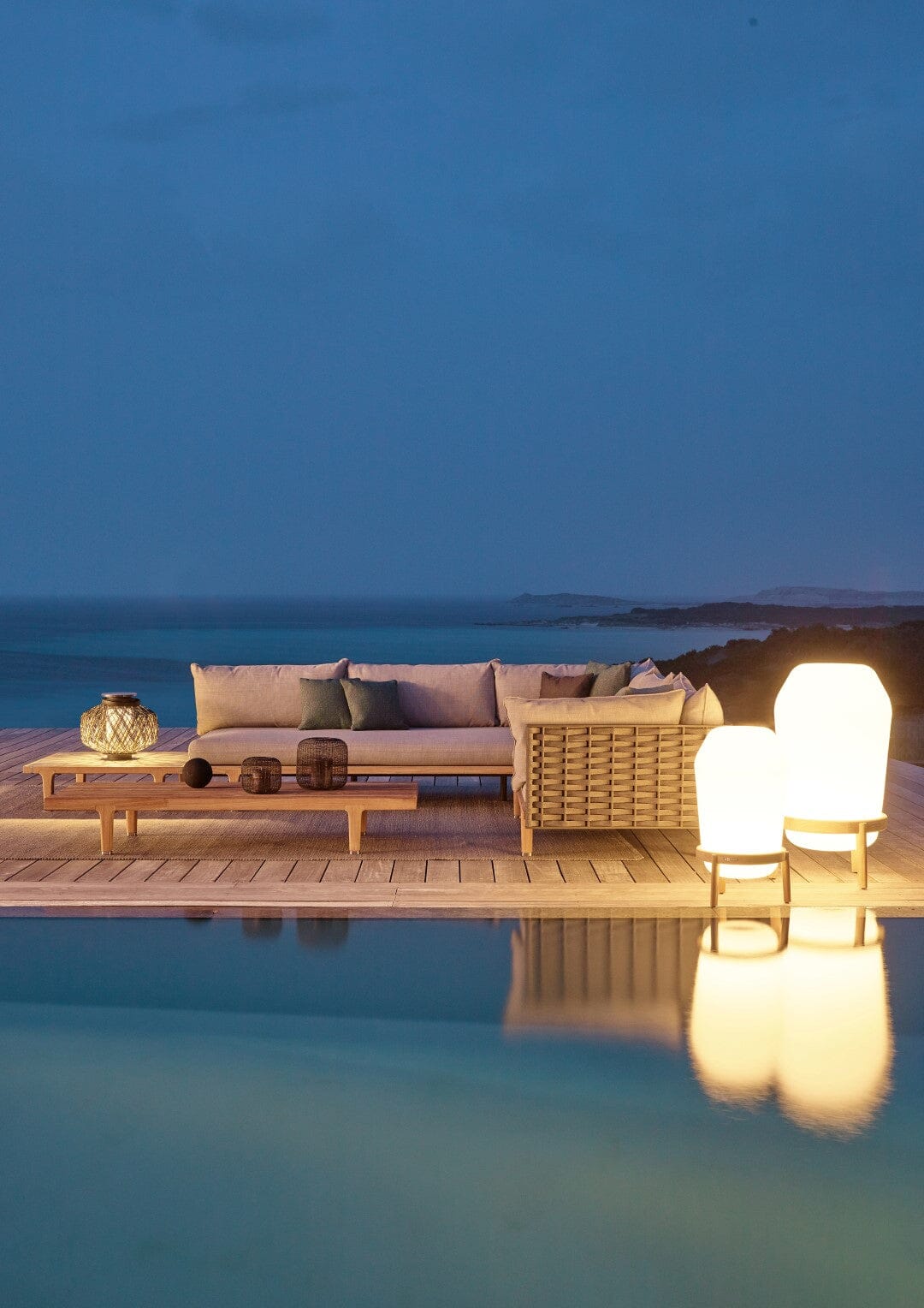 Dedon Sealine Teak Coffee Table 174x69cm