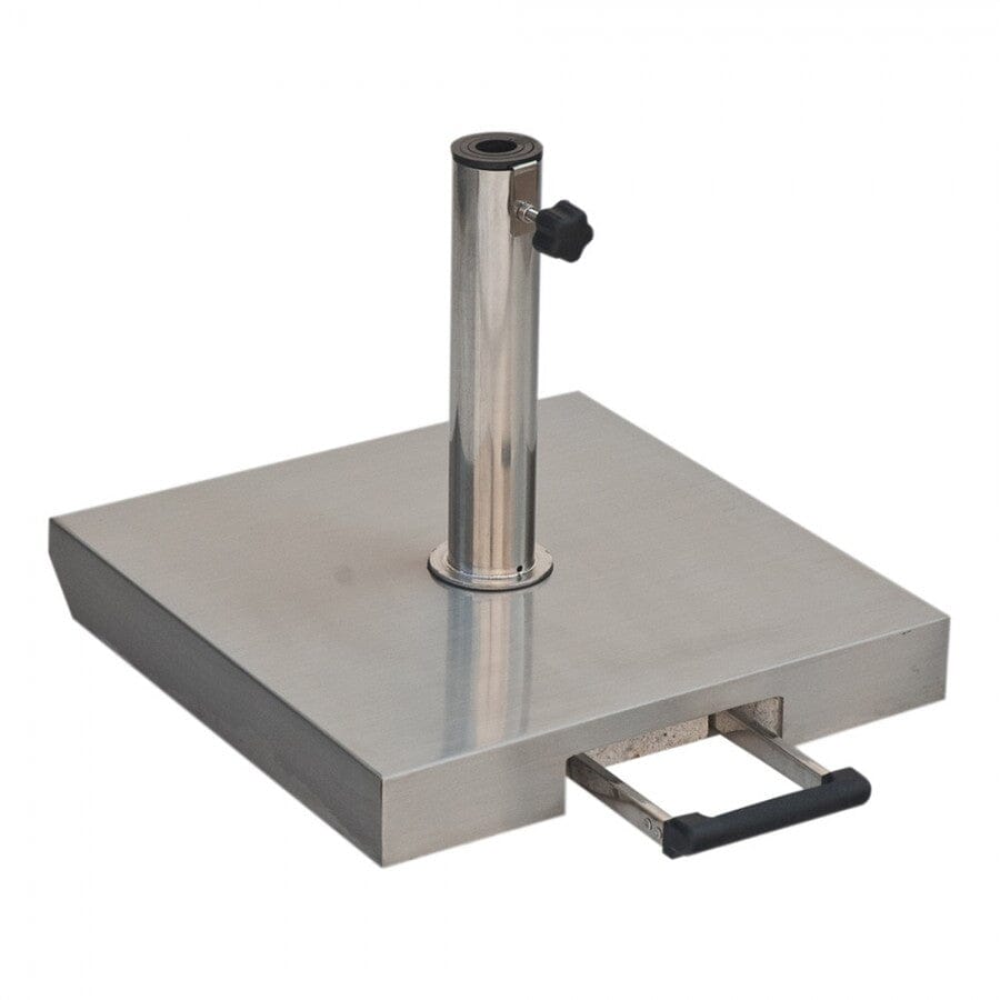 Delschen Socle à roulettes 40kg tube inox