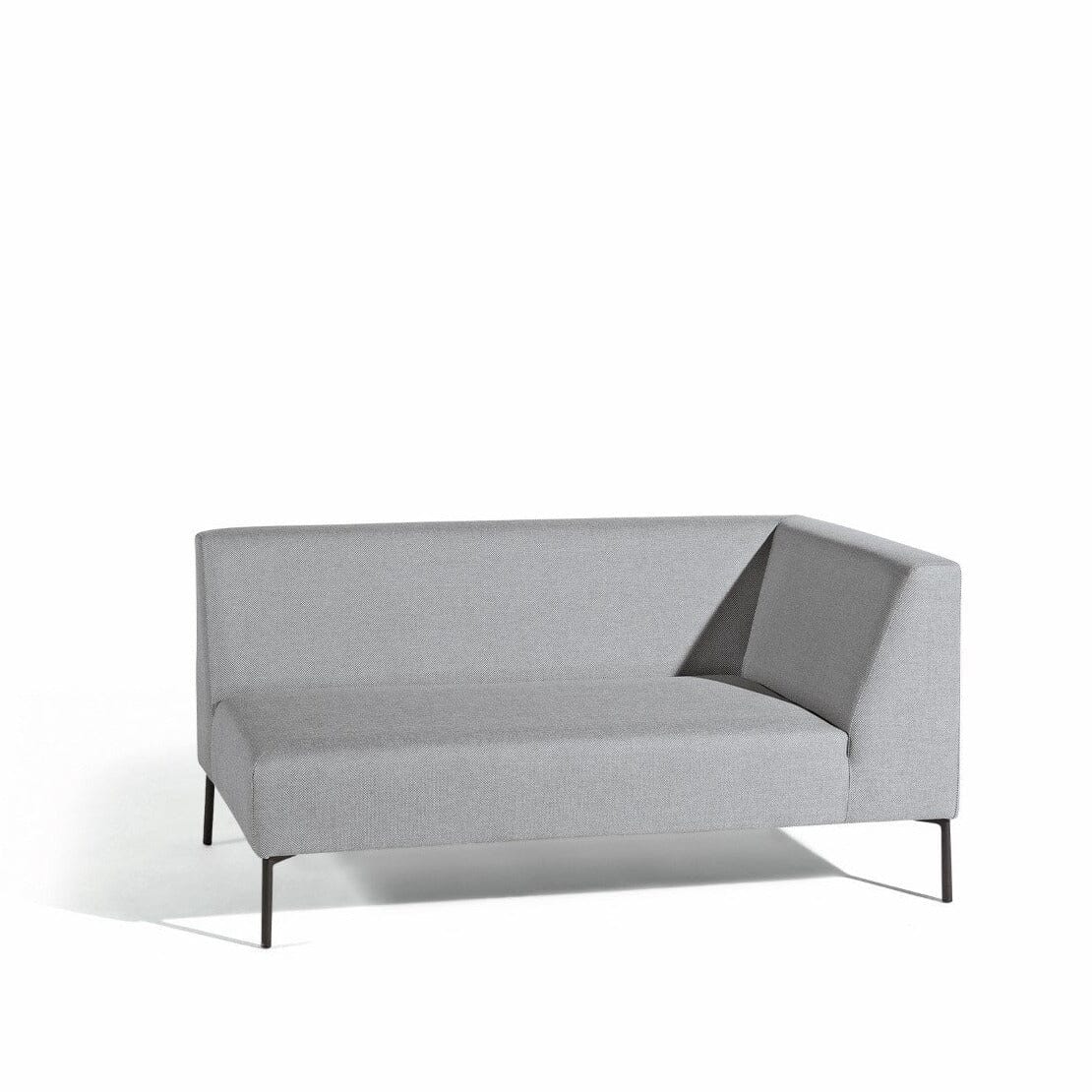 Diphano Coast Left Corner double Seat Lava AF10 + Tissu Silver C704