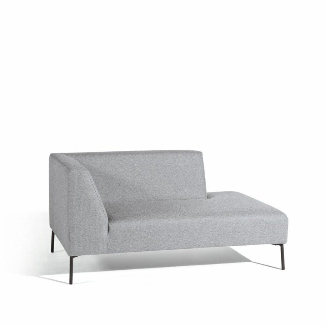 Diphano Coast Right Corner double End Seat Lava AF10 + Tissu Silver C704