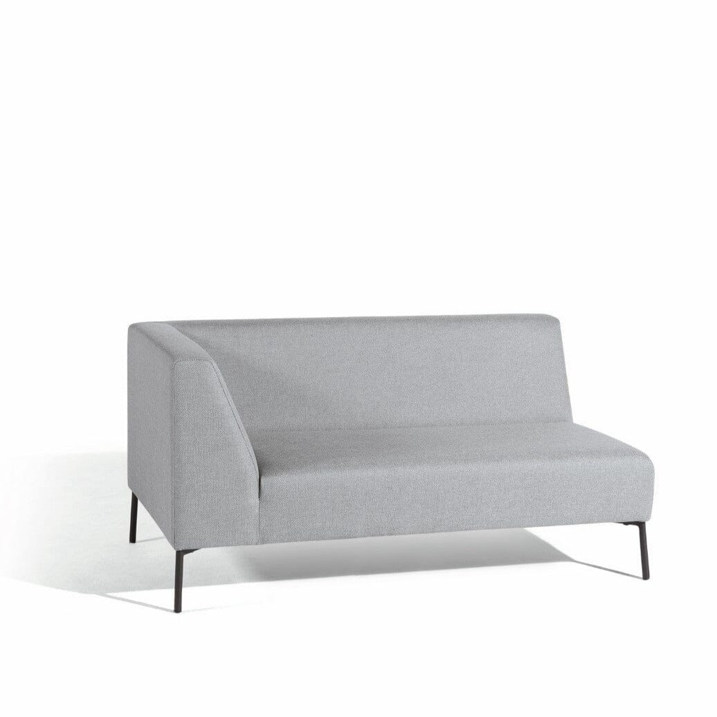 Diphano Coast Right Corner double Seat Lava AF10 + Tissu Silver C704