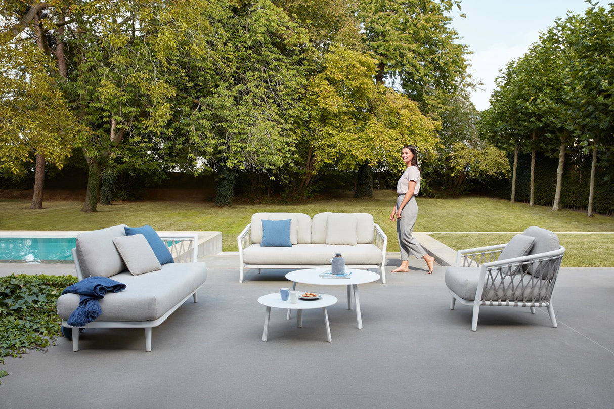 Diphano Diamond Combo Set (2x Fauteuil Club lounge + Canapé 2 places) Set de coussins inclus