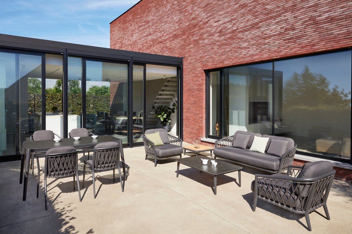 Diphano Diamond Combo Set (2x Fauteuil Club lounge + Canapé 2 places) Set de coussins inclus