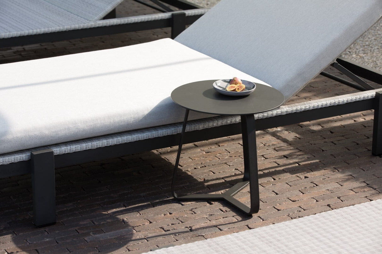 Diphano Easy-Fit Table basse Elite B ronde Ø42cm (H:44cm) Pieds alu - Plateau alu