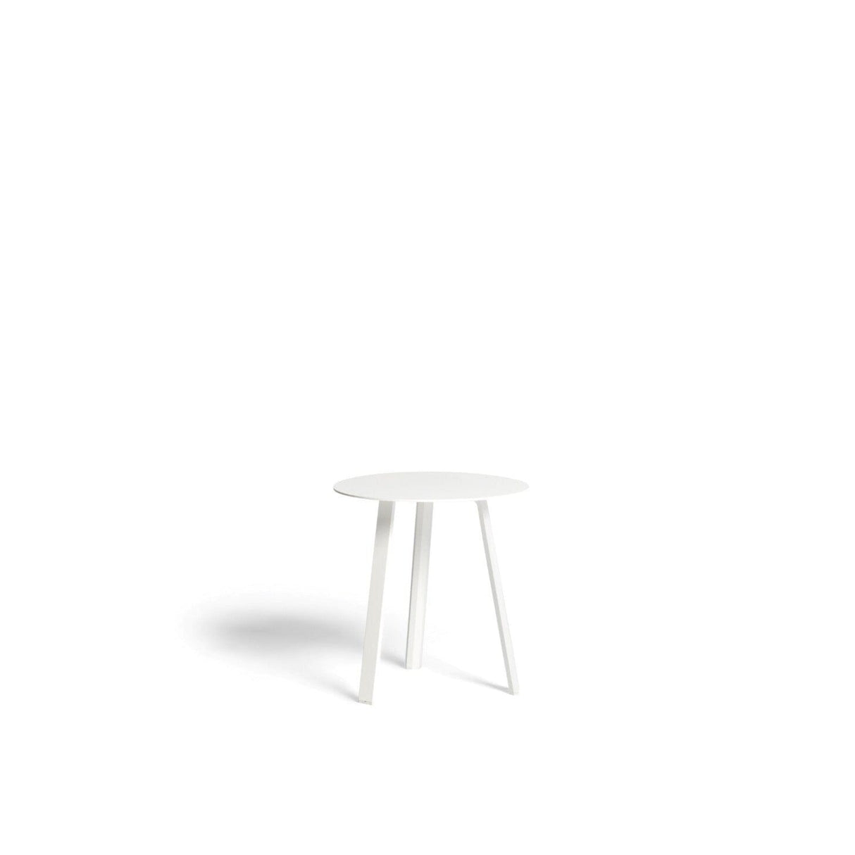 Diphano Easy-Fit Table basse Elite C ronde Ø60cm (H:56,5cm) Pieds alu - Plateau alu White AF08 + White AF08