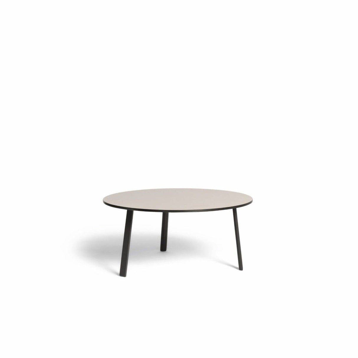 Diphano Easy-Fit Table basse Elite S ronde Ø80cm (H:36cm) Pieds alu - Plateau HPL