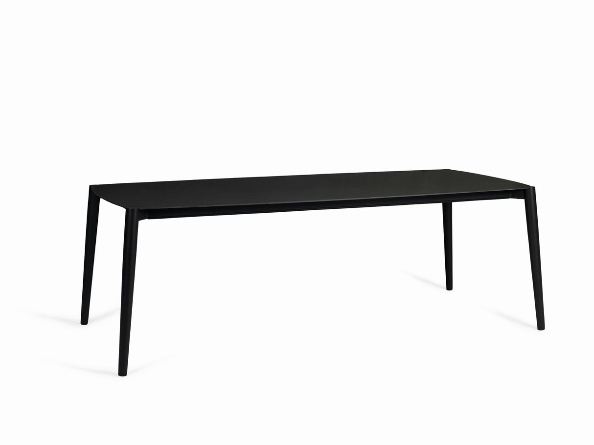 Diphano Icon Table repas 226x104cm Lava AF10 + Céramique Coal Black 6K04