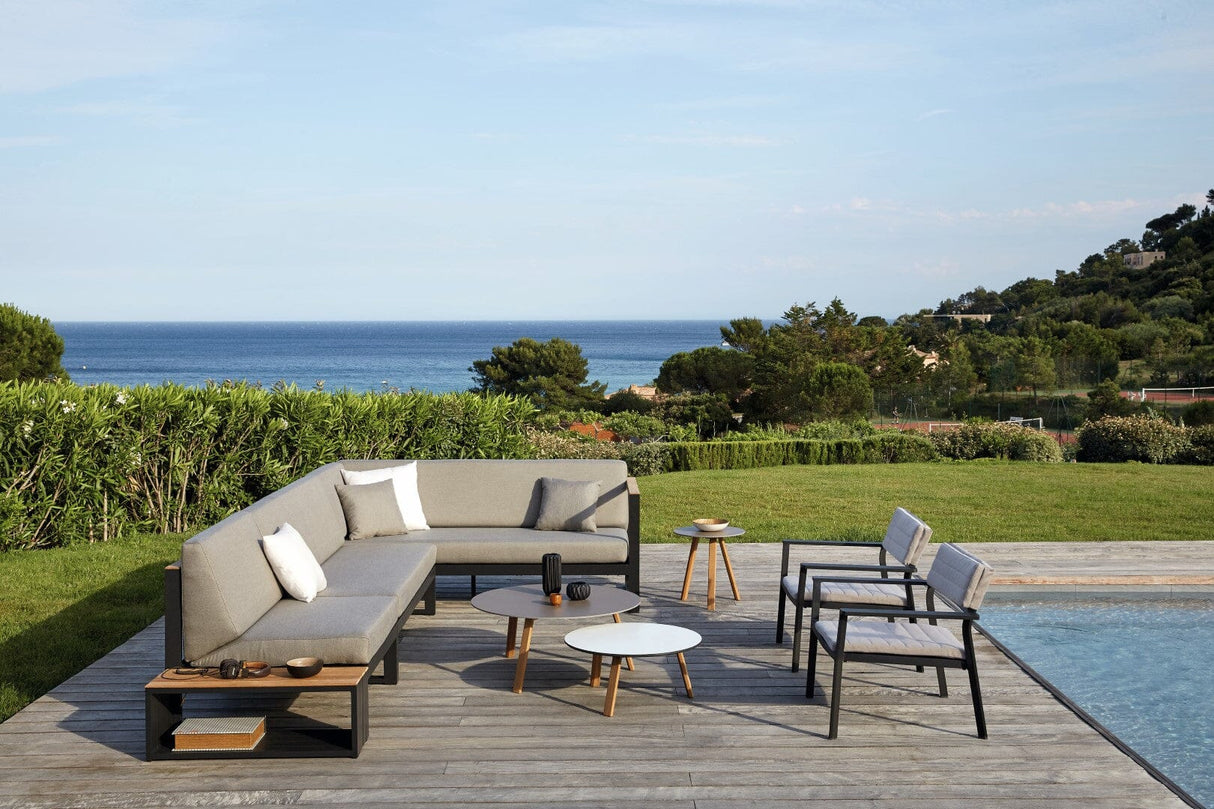 Diphano Landscape-Teak extension Table basse A avec teck