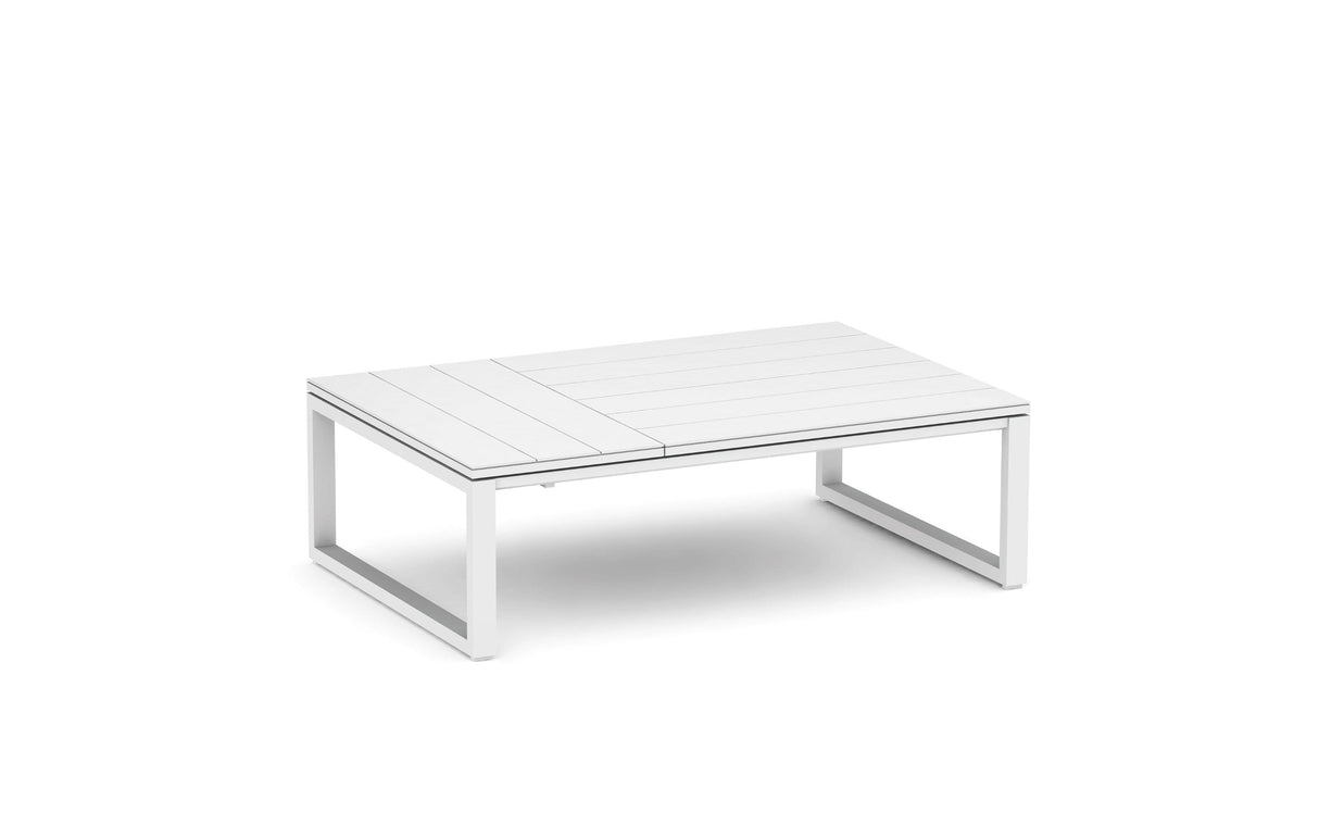 Diphano Landscape-Teak Table basse à Plateaux relevables - 3 plateaux