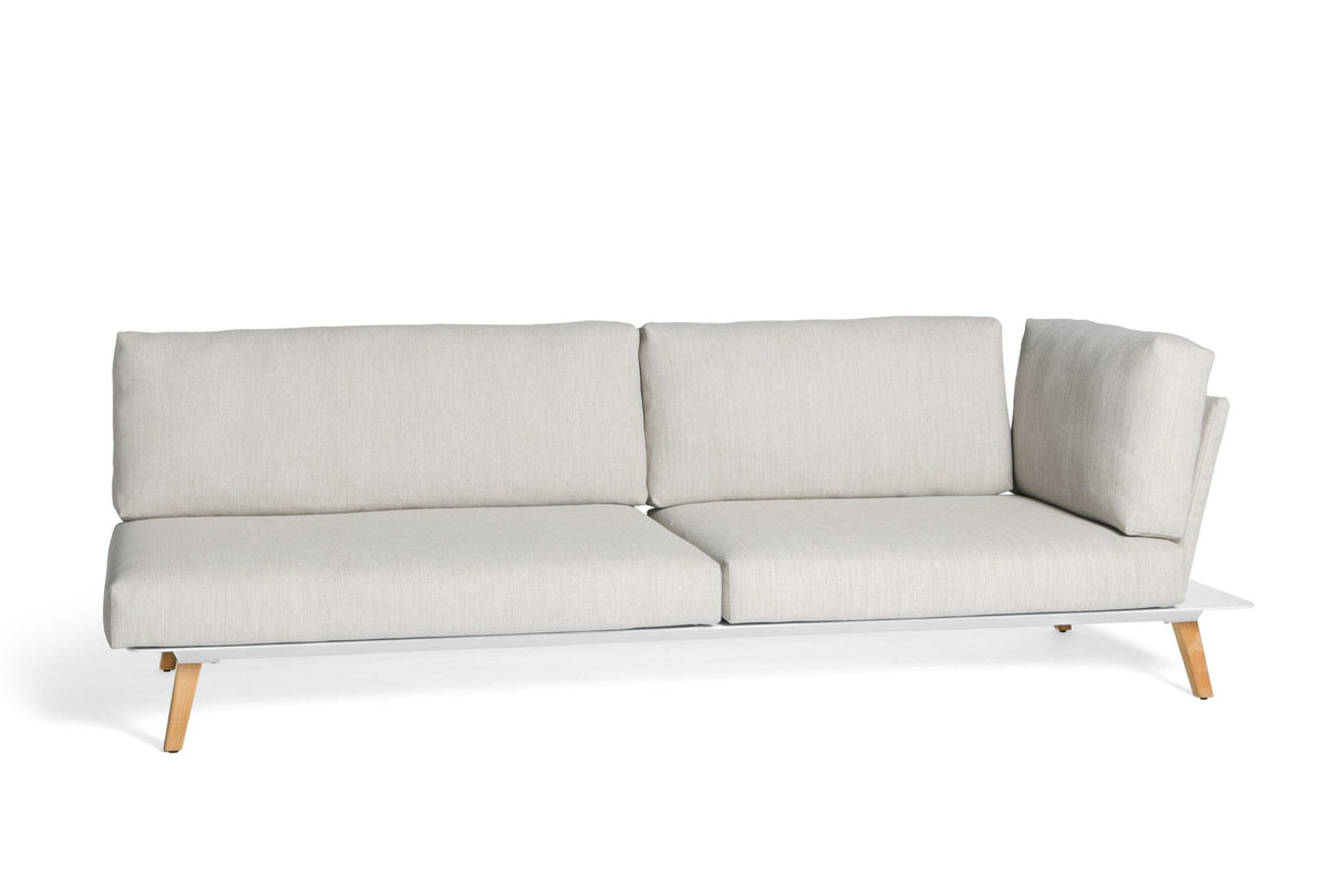 Diphano Link Corner Seat 240.01 L/R (Gauche/Droite) White AF08 + Tissu Twisted Linen C709