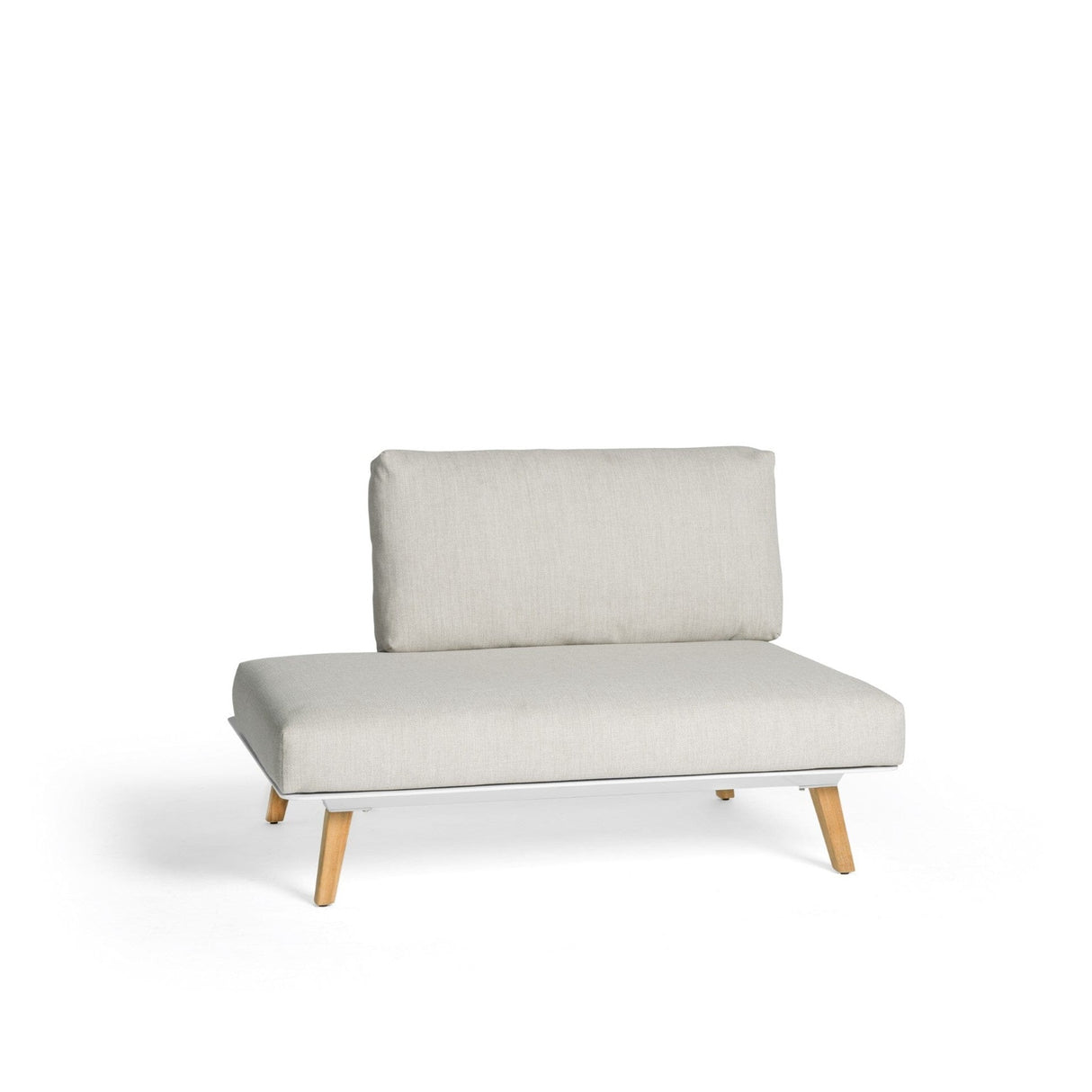 Diphano Link End Seat 120.01 L/R/M (Gauche/Droite/Centre) White AF08 + Tissu Twisted Linen C709