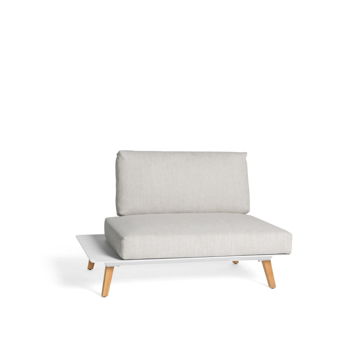 Diphano Link End Seat 120.02 L/R/M (Gauche/Droite/Centre) White AF08 + Tissu Twisted Linen C709