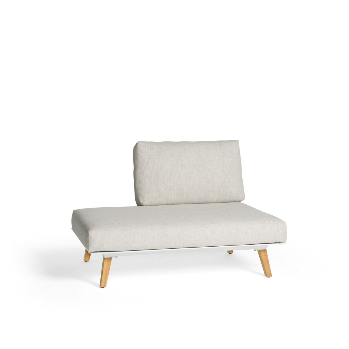 Diphano Link End Seat 120.03 L/R (Gauche/Droite) White AF08 + Tissu Twisted Linen C709