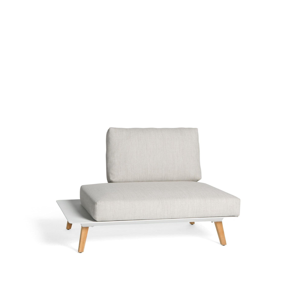 Diphano Link End Seat 120.04 L/R (Gauche/Droite) White AF08 + Tissu Twisted Linen C709