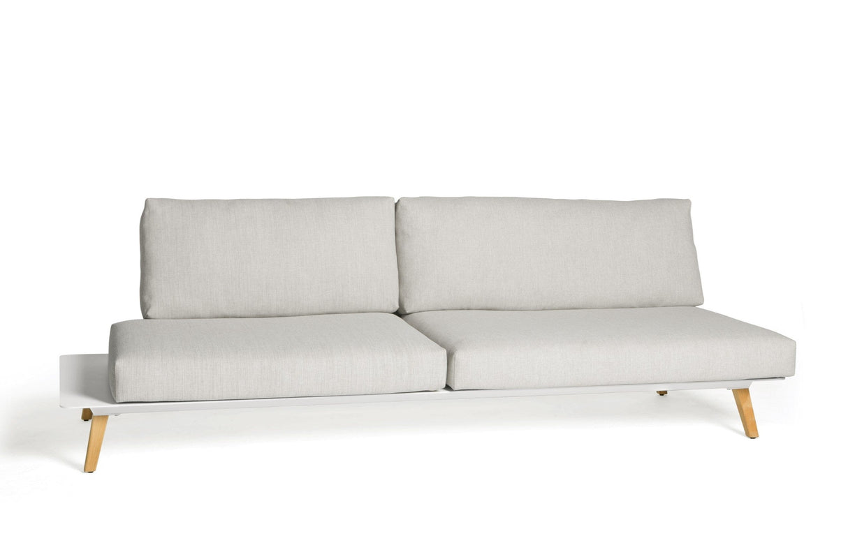 Diphano Link End Seat 240.02 L/R (Gauche/Droite) White AF08 + Tissu Twisted Linen C709