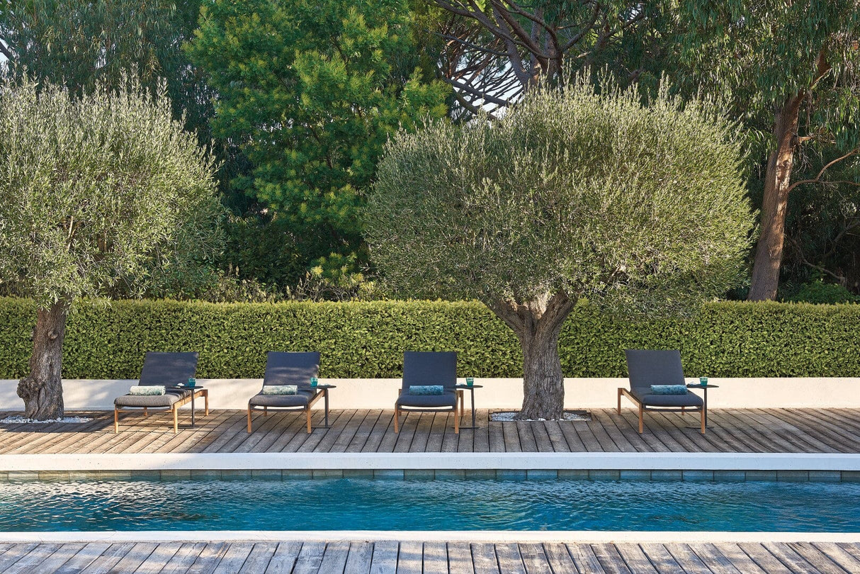 Diphano Newport Chaise longue - Coussins en sus